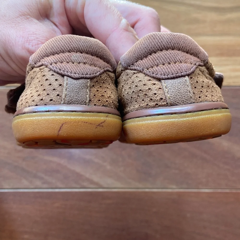 Livie & Luca Rake Eco Sneaker Toddler 8 Brown Velcro - Picture 3 of 11